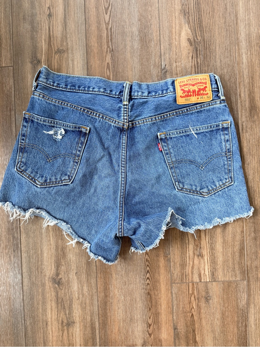 Levi's Mixed Blue Denim Cutoff Shorts Bundle - Women - Picture 3 of 11